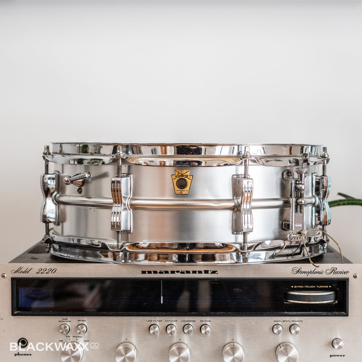Vintage Ludwig Acrolite 14x5 60s Keystone badge, serial 336453
