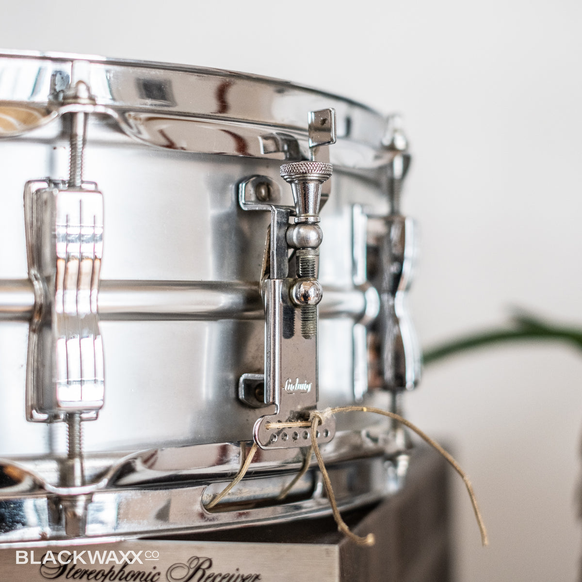 Vintage Ludwig Acrolite 14x5 serial 336453, view 12