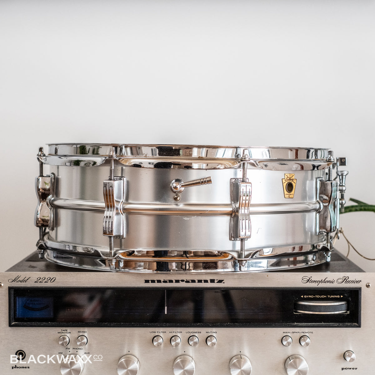 Vintage Ludwig Acrolite 14x5 serial 336453, view 2