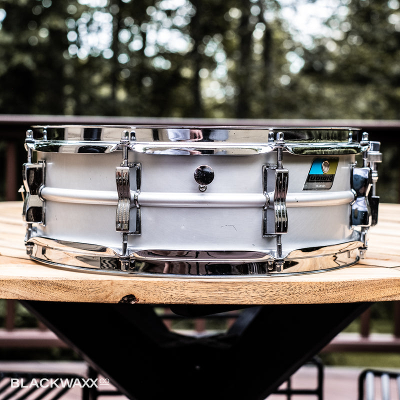 VINTAGE: Ludwig Acrolite - Pointed Blue/Olive Badge - 1016695