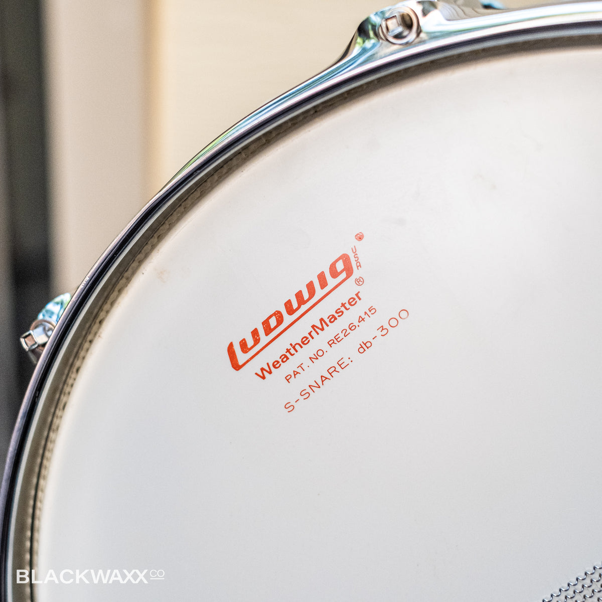 Vintage Ludwig Acrolite 14x5 - 70s Pointed Blue/Olive Badge - 1104568