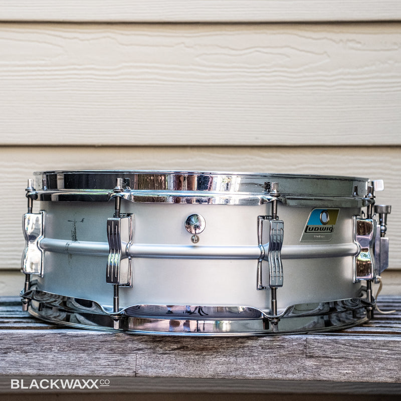 VINTAGE: Ludwig Acrolite - Pointed Blue/Olive Badge - 1104568