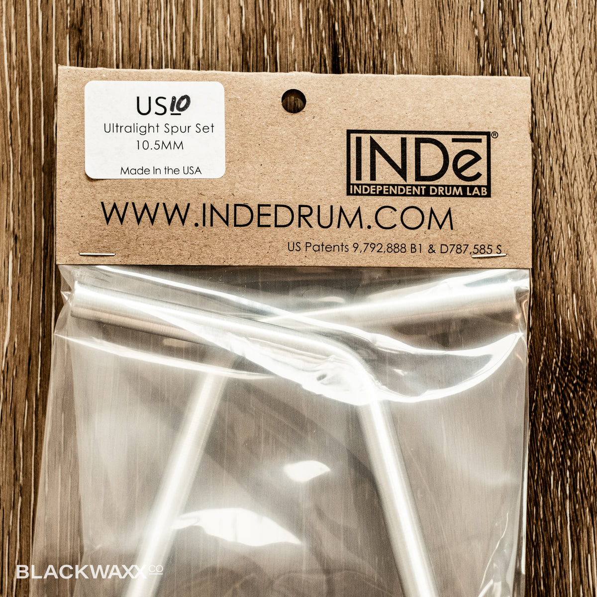 INDe ultralight aluminium gullwing bass drum spurs