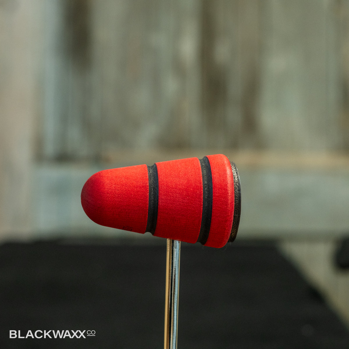 Low Boy Leather Daddy - Red with Black Stripes