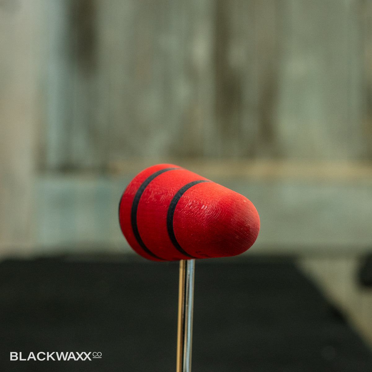 Low Boy Leather Daddy - Red with Black Stripes