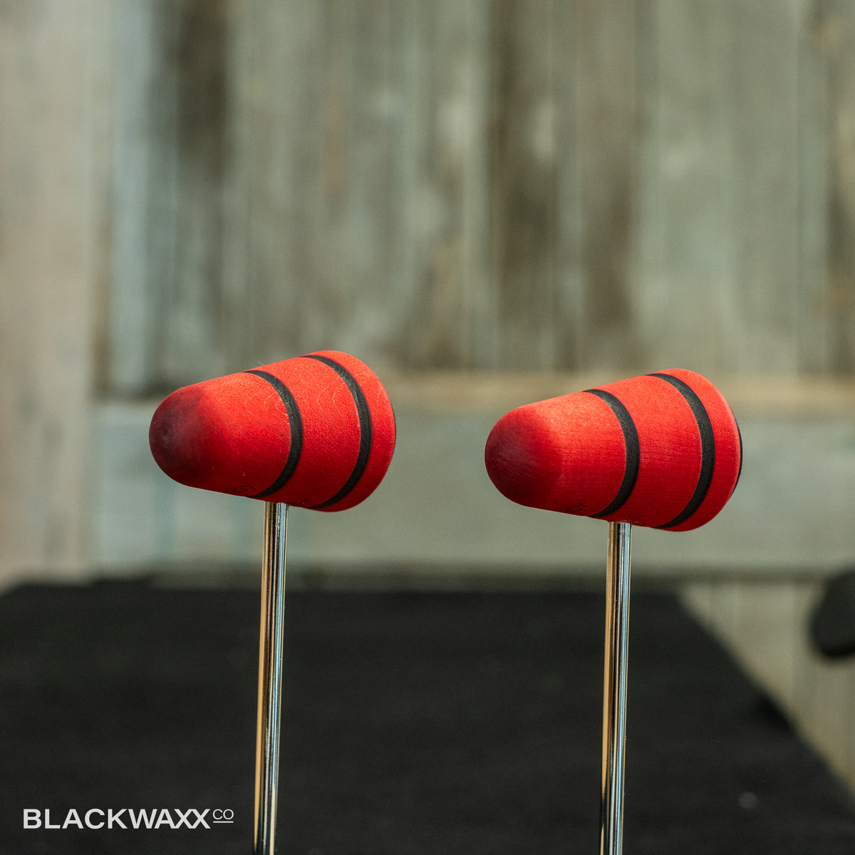 Low Boy Leather Daddy - Red with Black Stripes