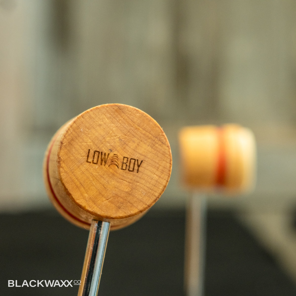 Low Boy - Lightweight Felt Daddy - Natural with Red Stripe