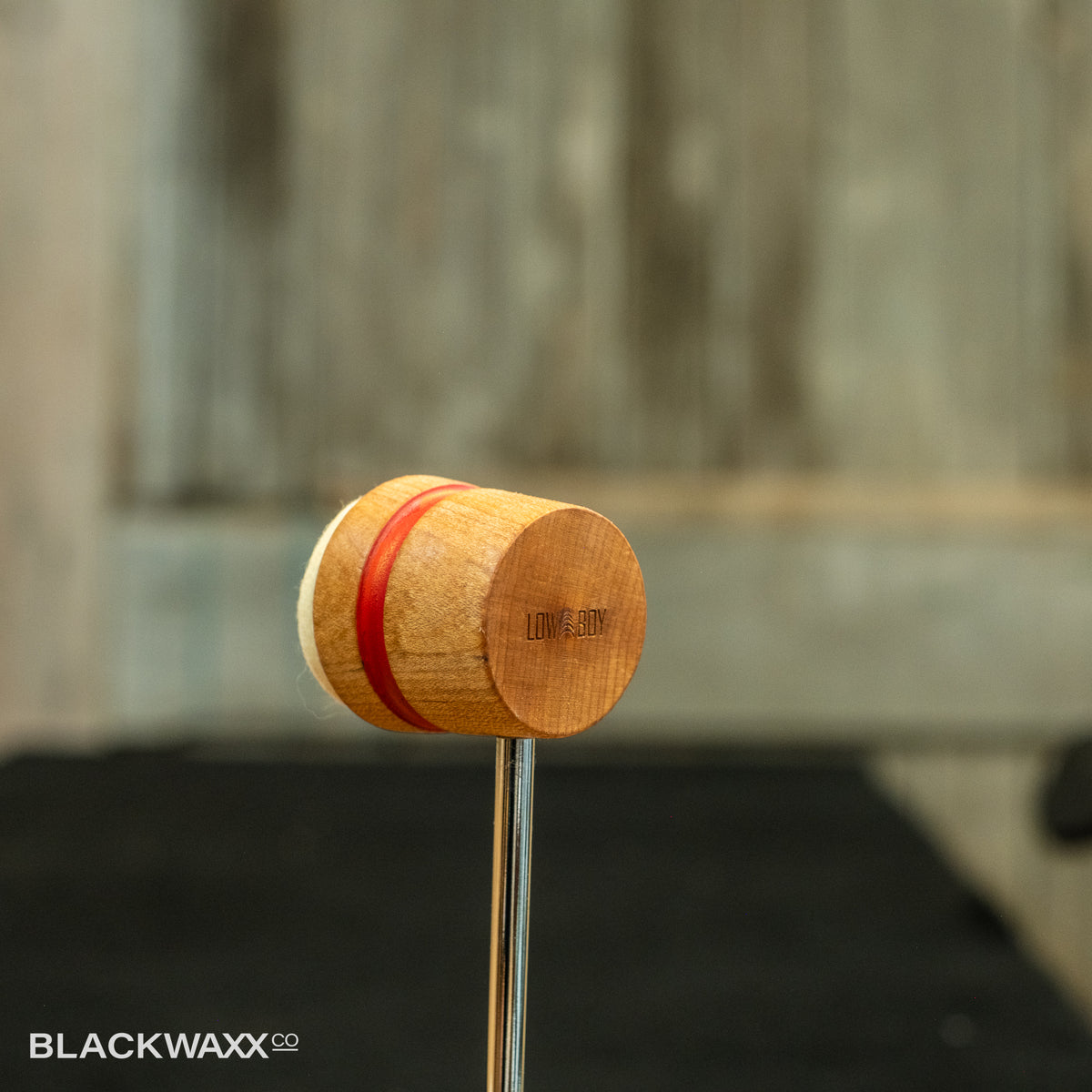 Low Boy - Lightweight Felt Daddy - Natural with Red Stripe