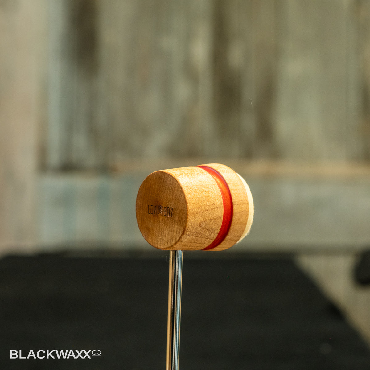 Low Boy - Lightweight Felt Daddy - Natural with Red Stripe