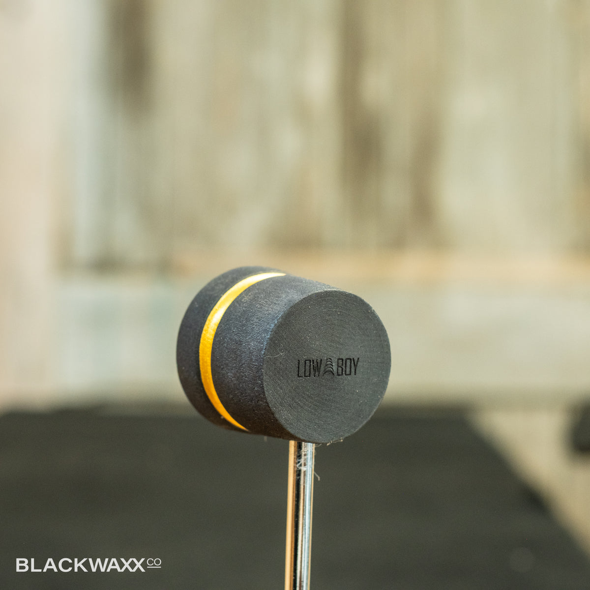 Low Boy - Lightweight Leather Daddy - Black with Gold Sparkle