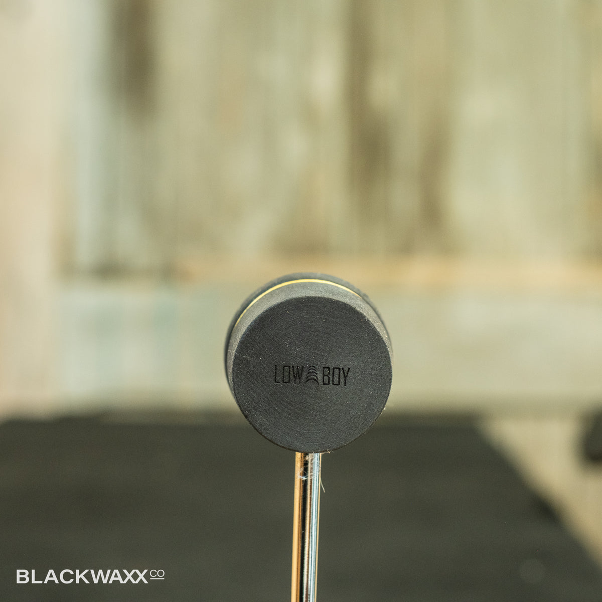Low Boy - Lightweight Leather Daddy - Black with Gold Sparkle
