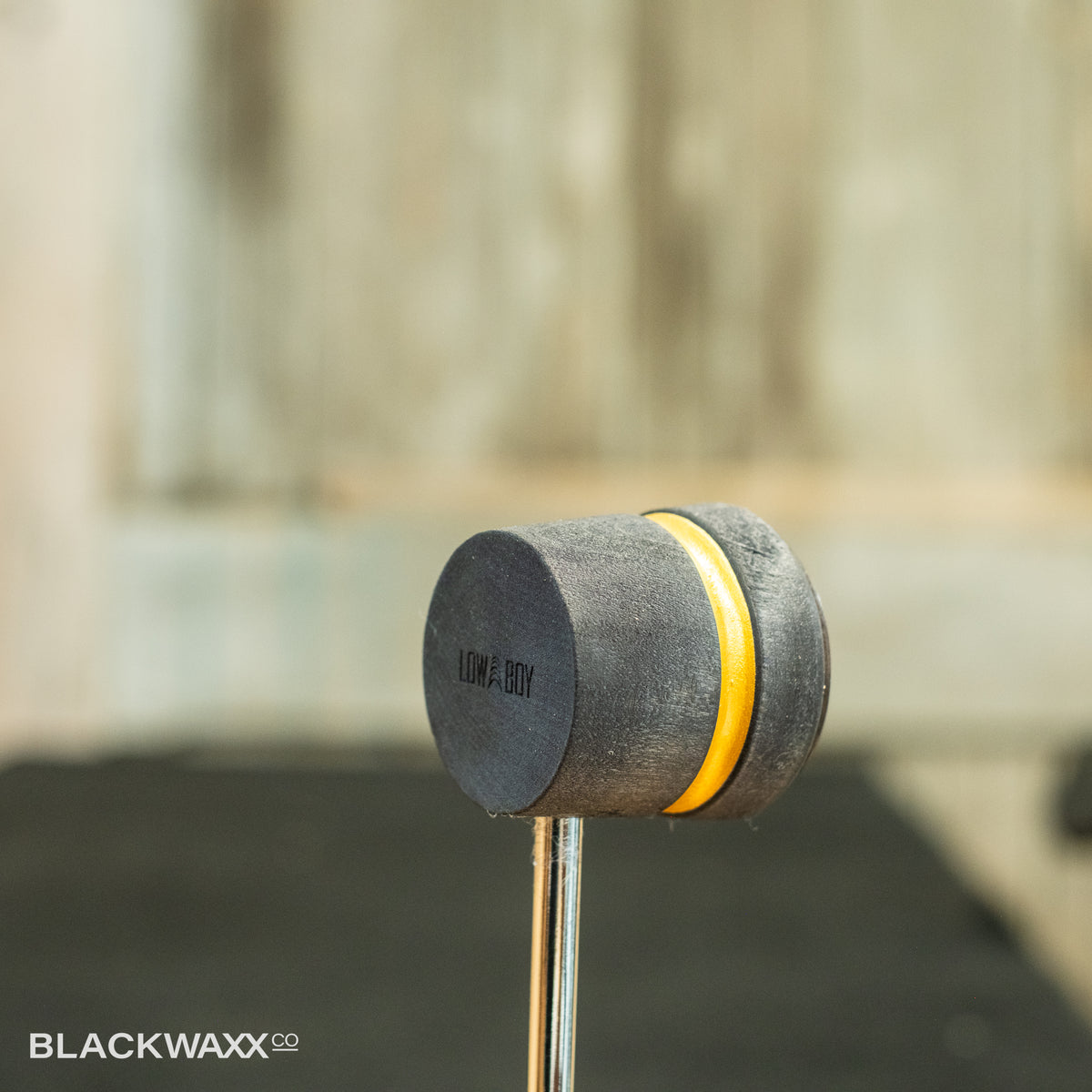 Low Boy - Lightweight Leather Daddy - Black with Gold Sparkle
