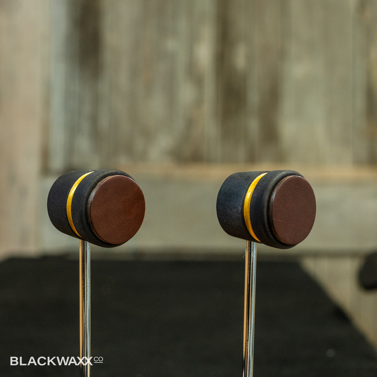 Low Boy - Lightweight Leather Daddy - Black with Gold Sparkle