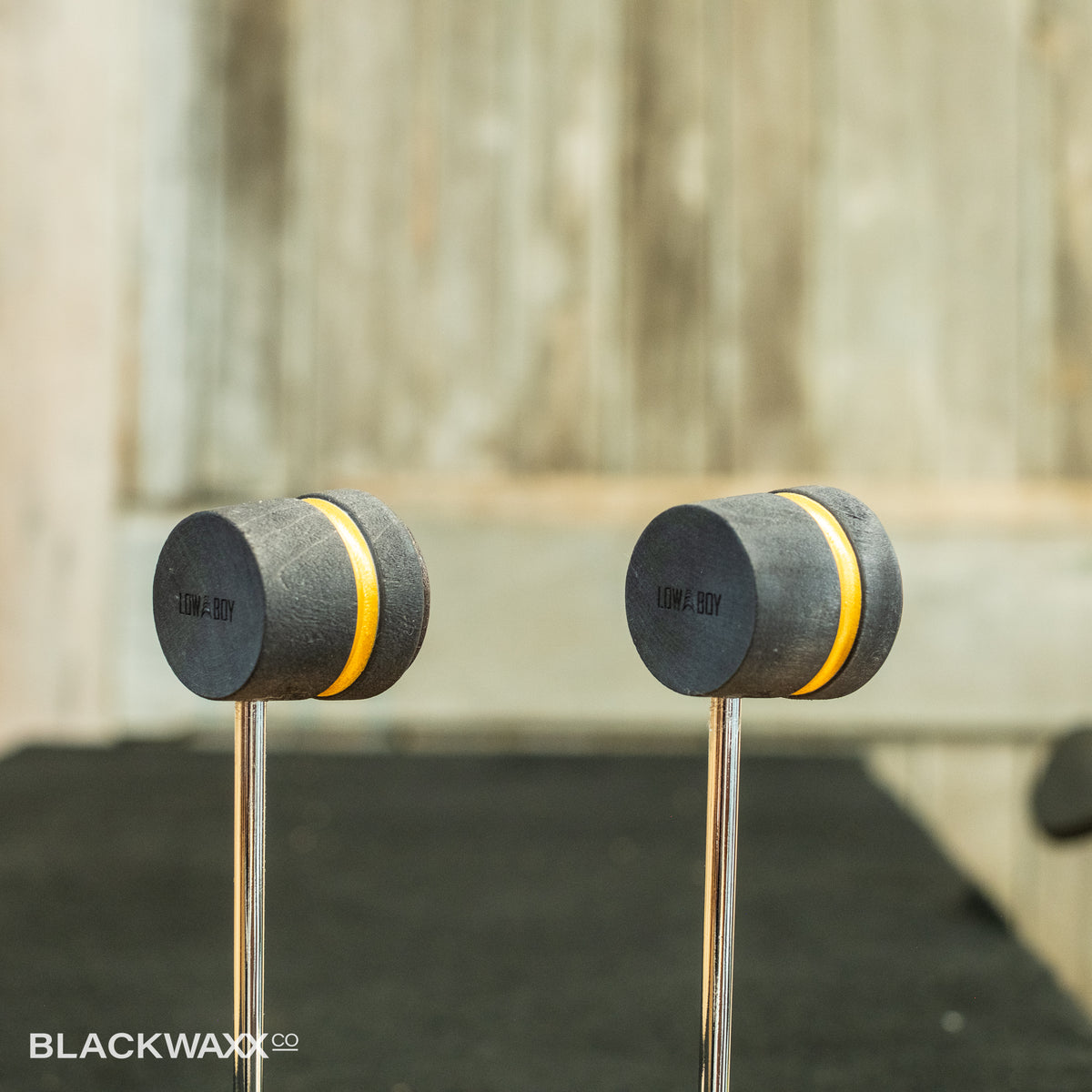 Low Boy - Lightweight Leather Daddy - Black with Gold Sparkle