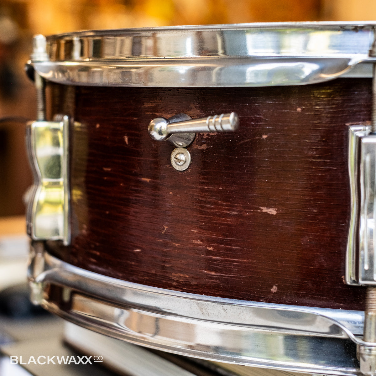 VINTAGE: Ludwig Pioneer - 6 Lug - 14x5 - Natural Mahogany