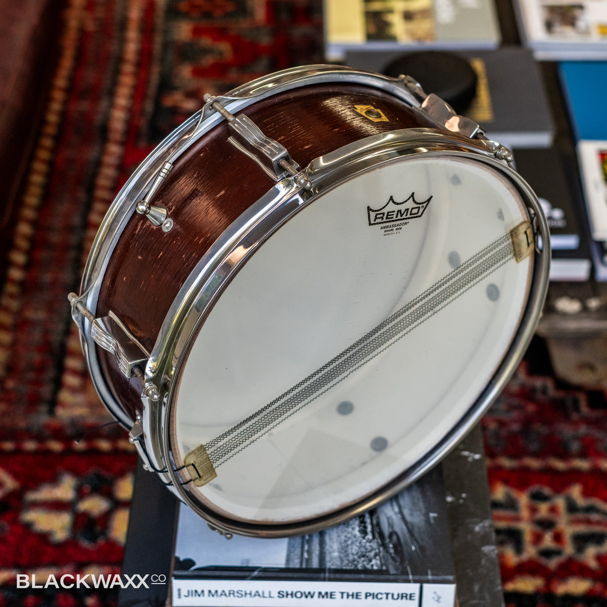 VINTAGE: Ludwig Pioneer - 6 Lug - 14x5 - Natural Mahogany