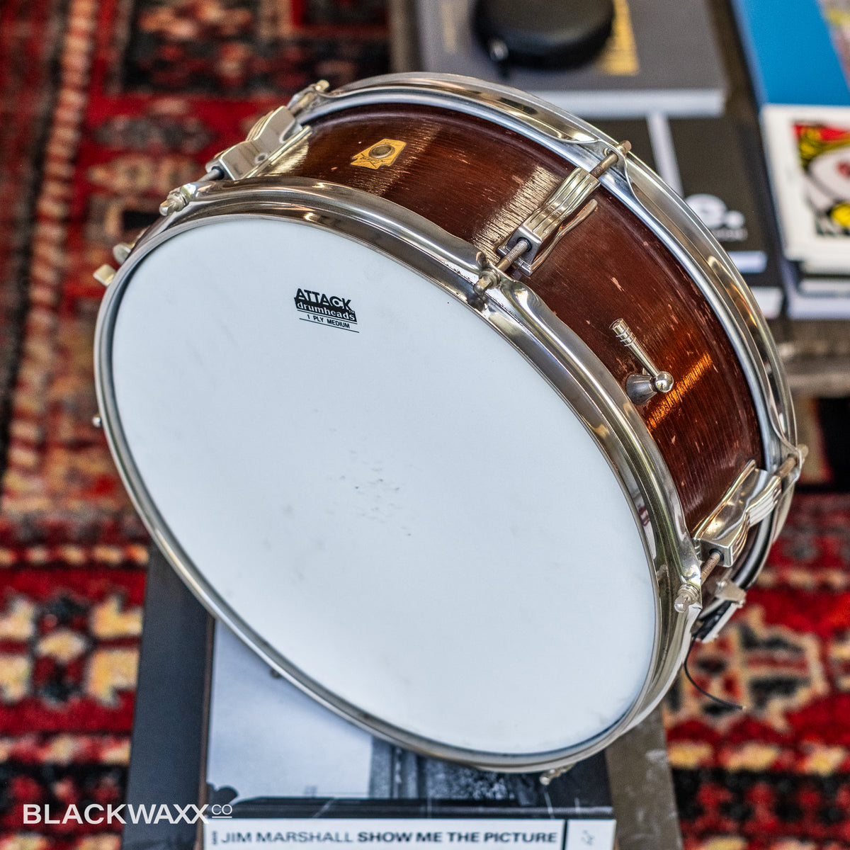 VINTAGE: Ludwig Pioneer - 6 Lug - 14x5 - Natural Mahogany
