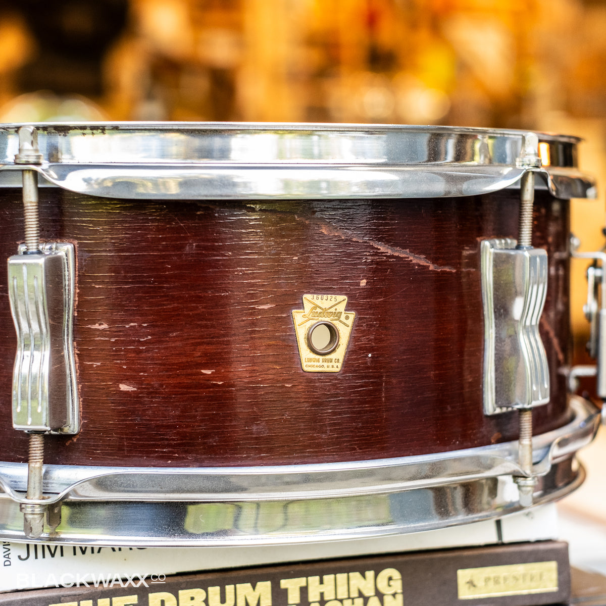 VINTAGE: Ludwig Pioneer - 6 Lug - 14x5 - Natural Mahogany