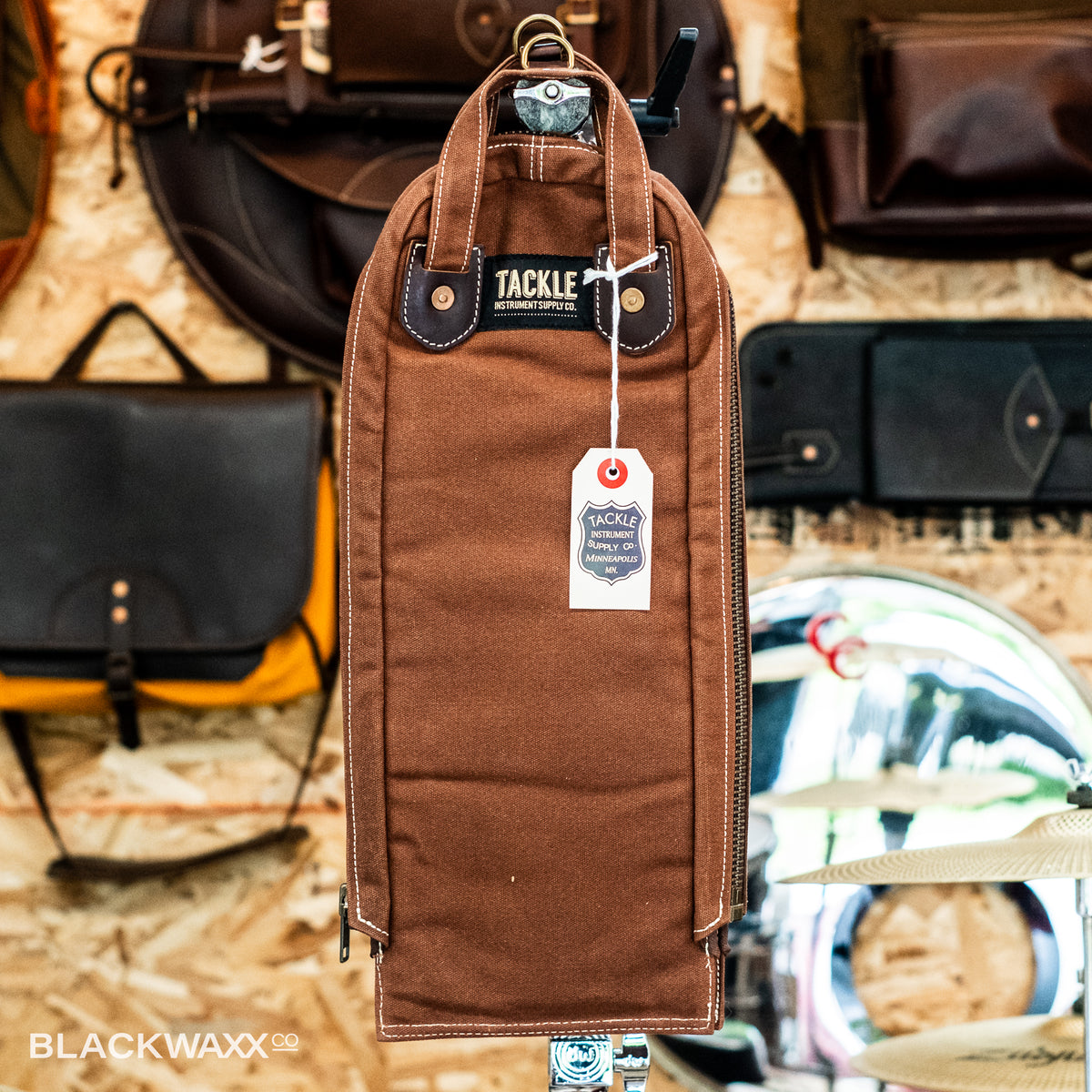 Tackle Instrument - Modular Stick Bag - Waxed Canvas - Black/Brown/Green/Blue