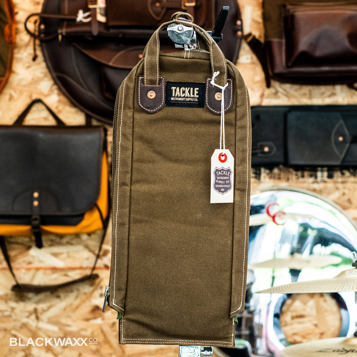 Tackle Instrument - Modular Stick Bag - Waxed Canvas - Black/Brown/Green/Blue