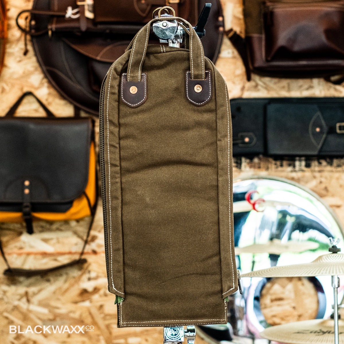 Tackle Instrument - Modular Stick Bag - Waxed Canvas - Black/Brown/Green/Blue