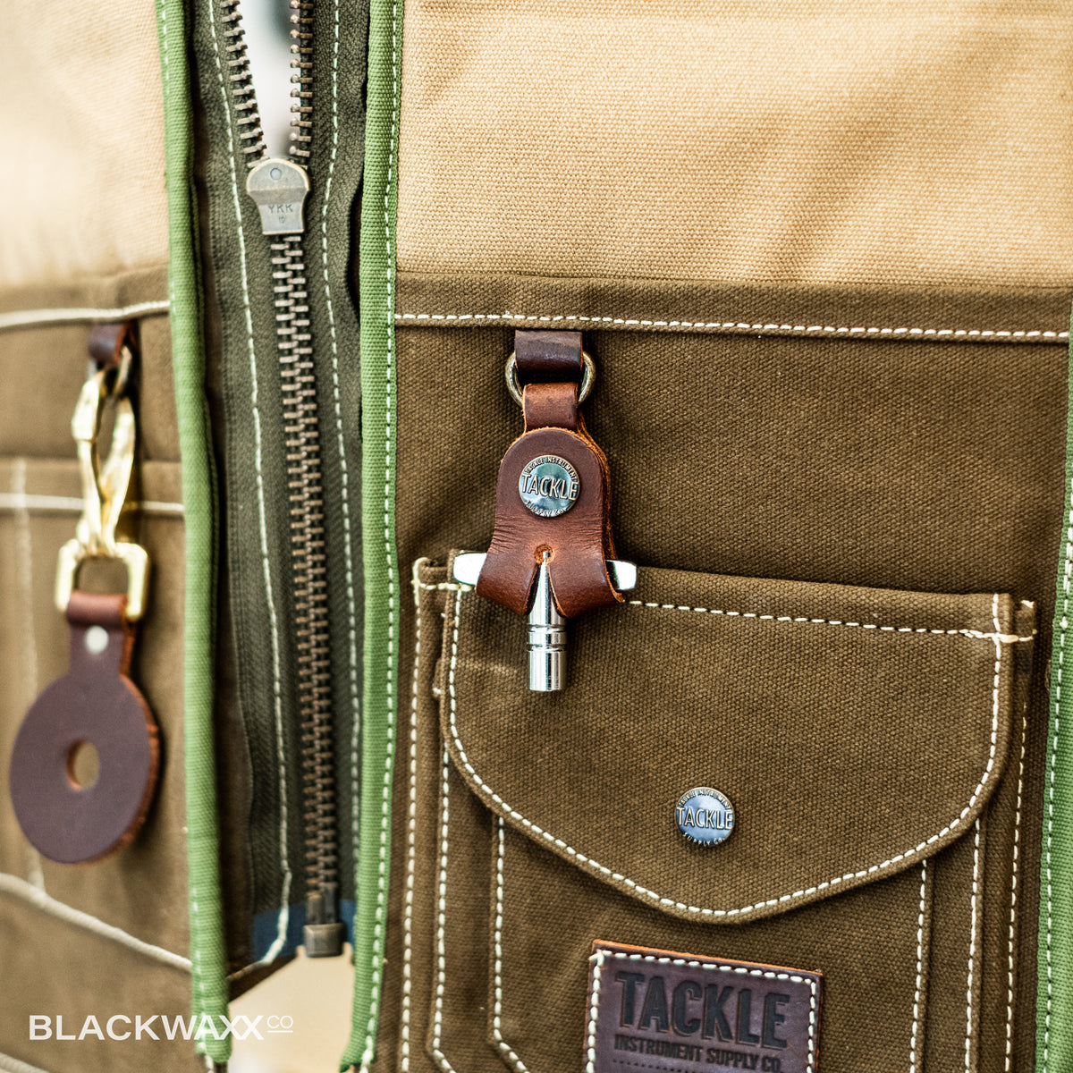 Tackle Instrument - Modular Stick Bag - Waxed Canvas - Black/Brown/Green/Blue