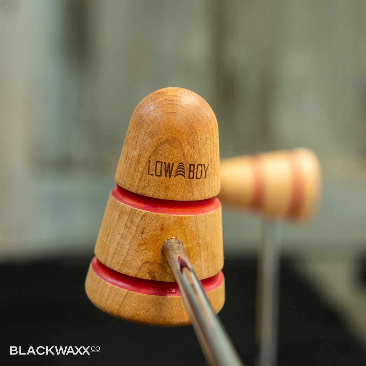 Low Boy Standard - Natural w/ Red Stripes