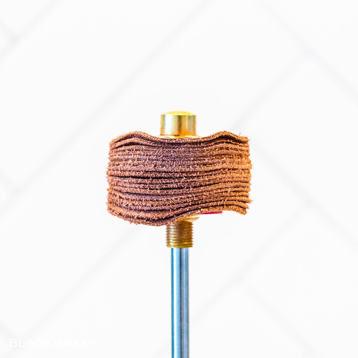 Dragonfly Suede Kick bass drum beater, 18 layers of suede leather