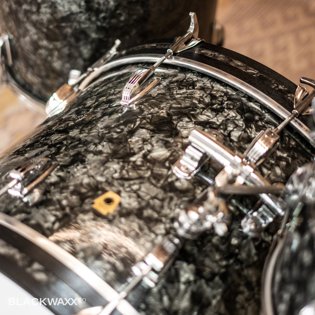 VINTAGE: Ludwig Super Classic - 22, 13, 16 - Black Diamond Pearl