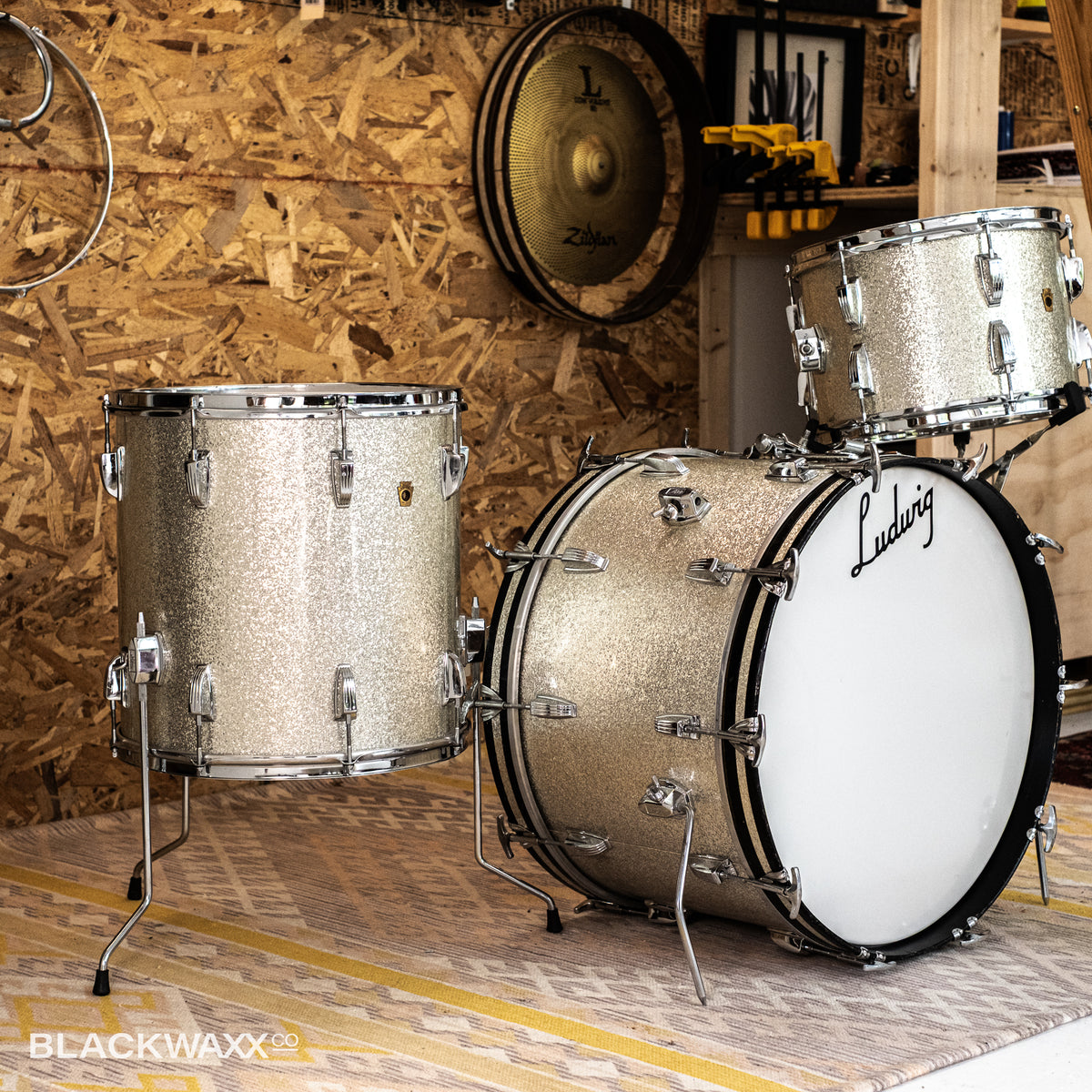 VINTAGE: Ludwig Super Classic - 22, 13, 16 - Silver Sparkle (1967)