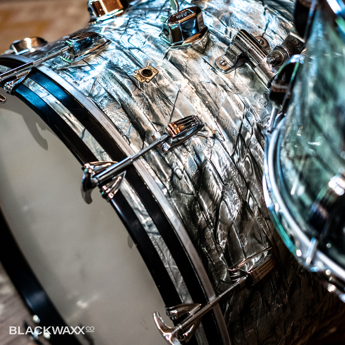 VINTAGE: Ludwig Super Classic - 22, 13, 16 - Sky Blue Pearl