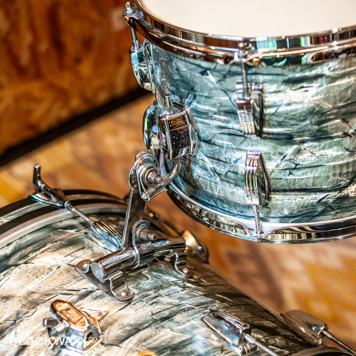 VINTAGE: Ludwig Super Classic - 22, 13, 16 - Sky Blue Pearl