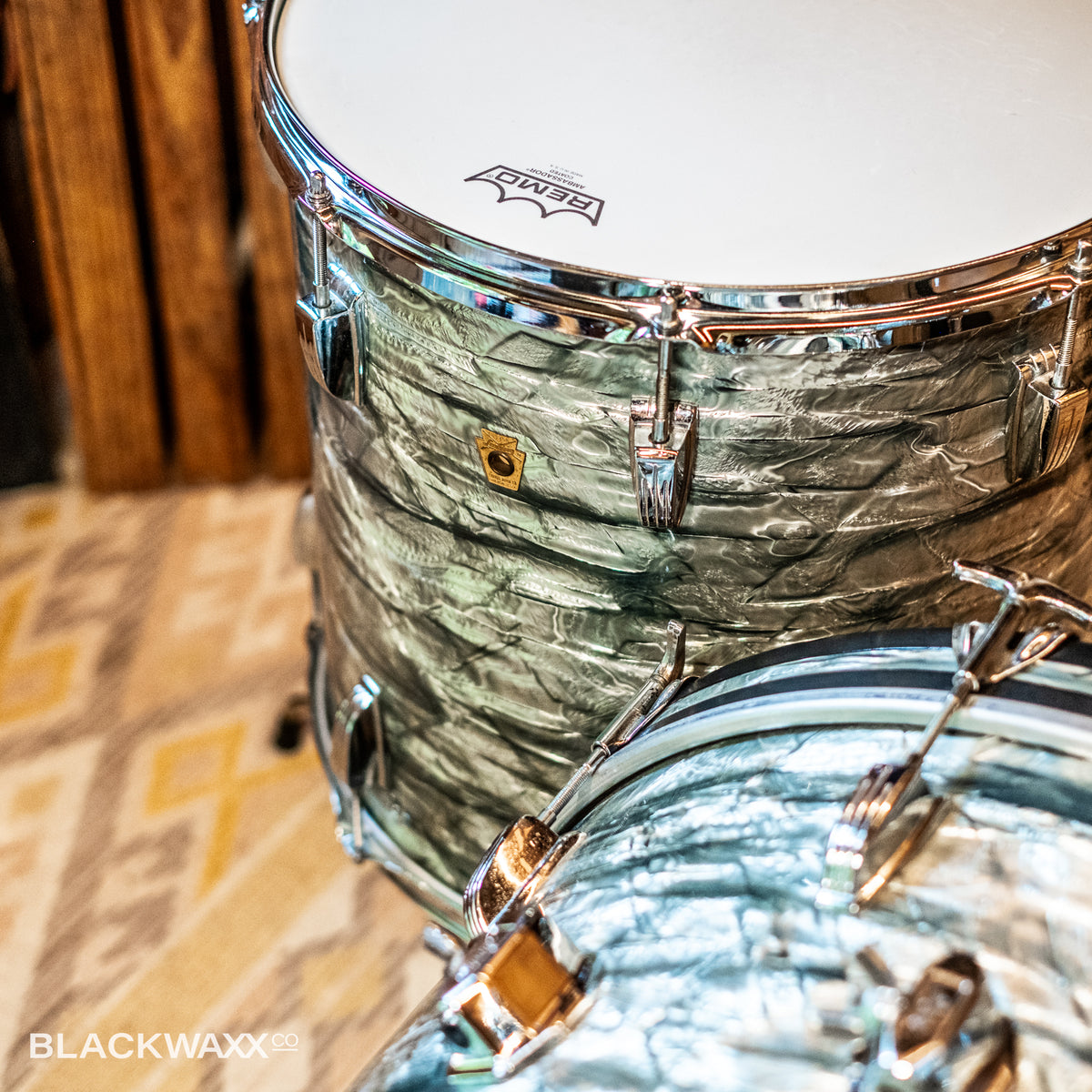 VINTAGE: Ludwig Super Classic - 22, 13, 16 - Sky Blue Pearl