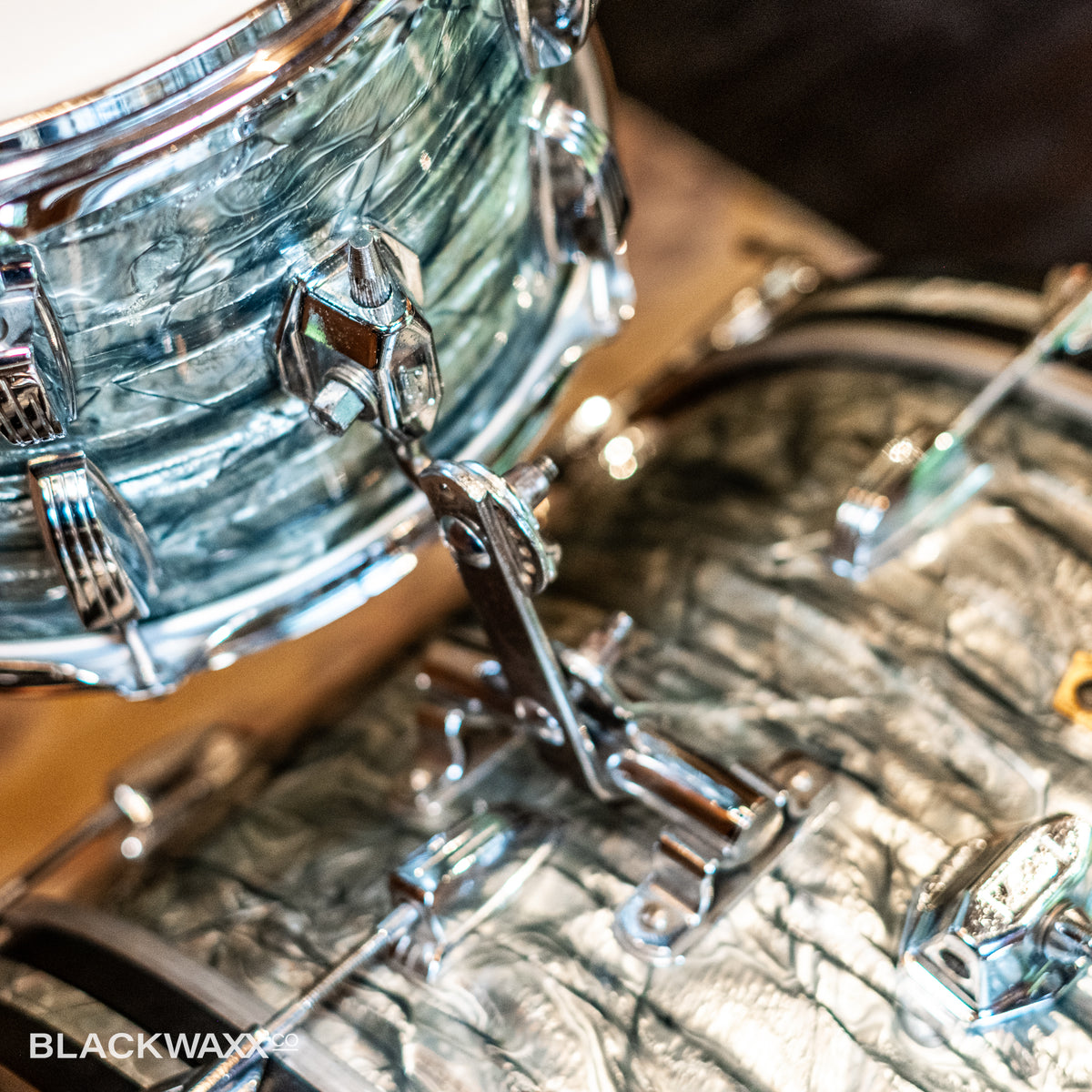 VINTAGE: Ludwig Super Classic - 22, 13, 16 - Sky Blue Pearl
