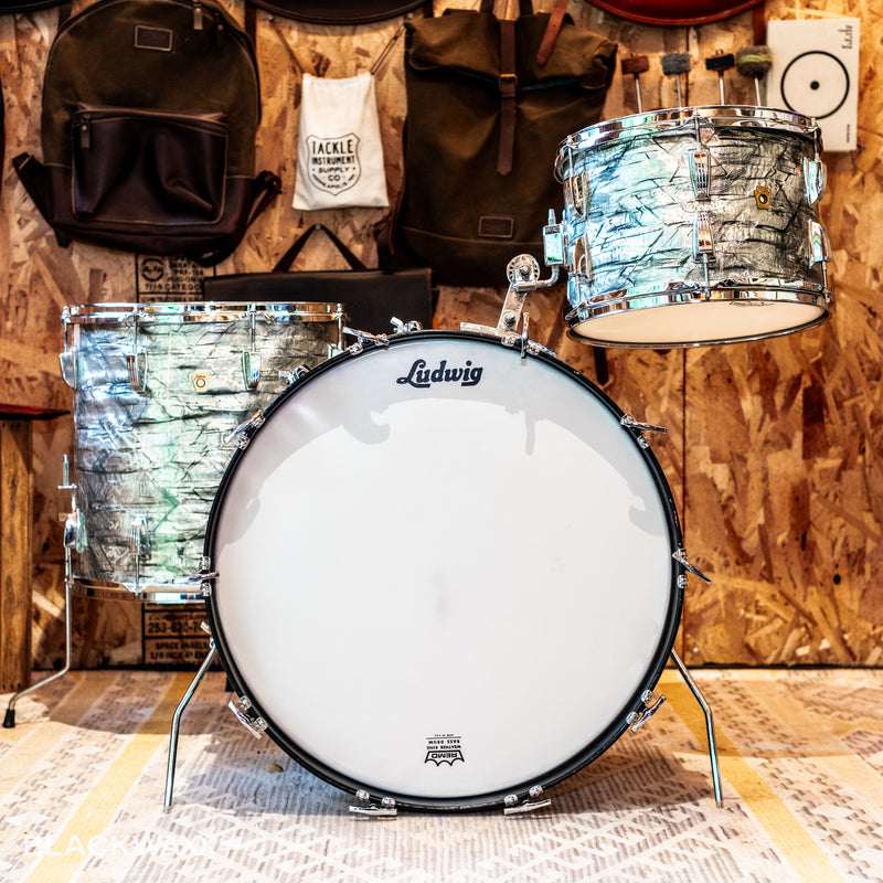 VINTAGE: Ludwig Super Classic - 22, 13, 16 - Sky Blue Pearl