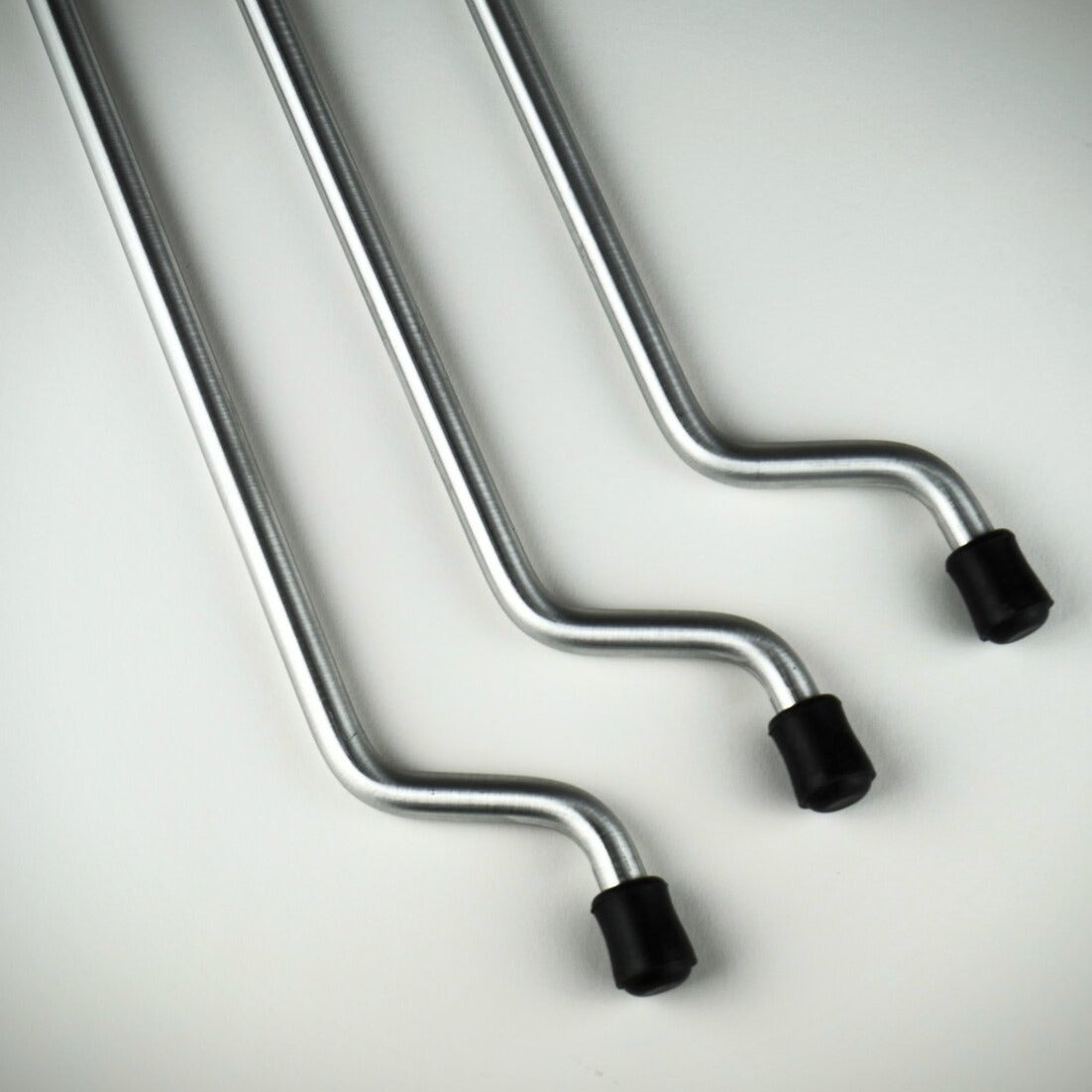 INDe ultralight brushed aluminium floor tom legs