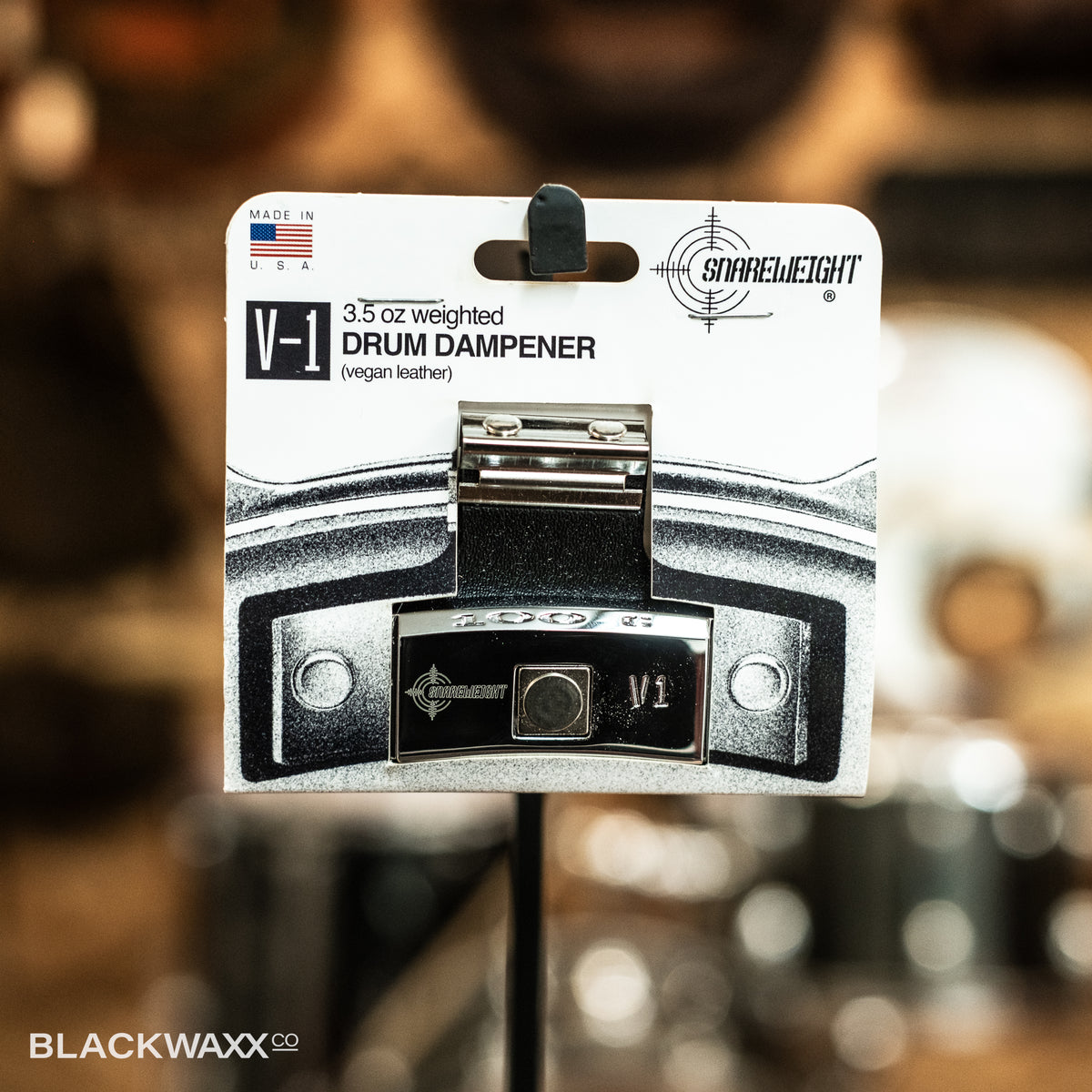 Snareweight V1 100g vegan leather drum dampener