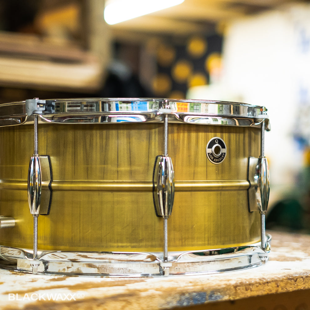 Q Drum Co. Gentleman Series - Brass 14x7
