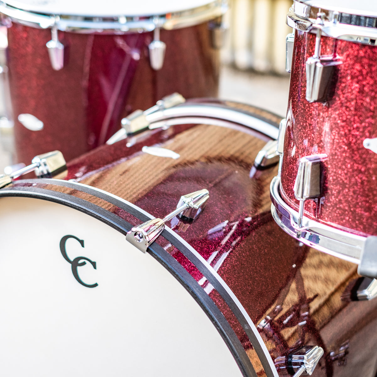 C&C MapleGum - Big Beat - Burgundy Sparkle