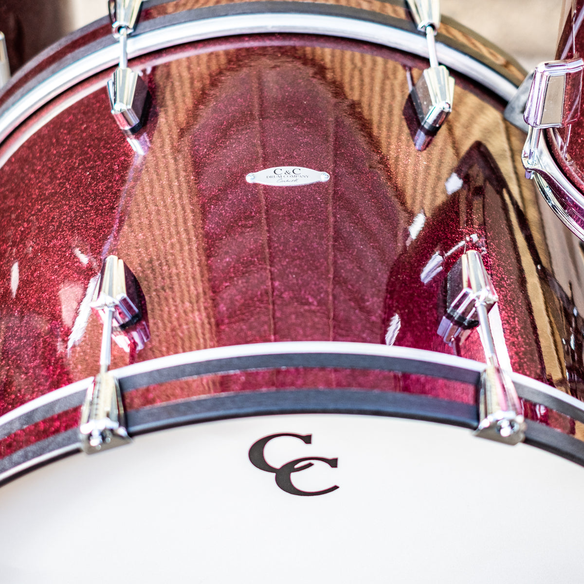 C&C MapleGum - Big Beat - Burgundy Sparkle