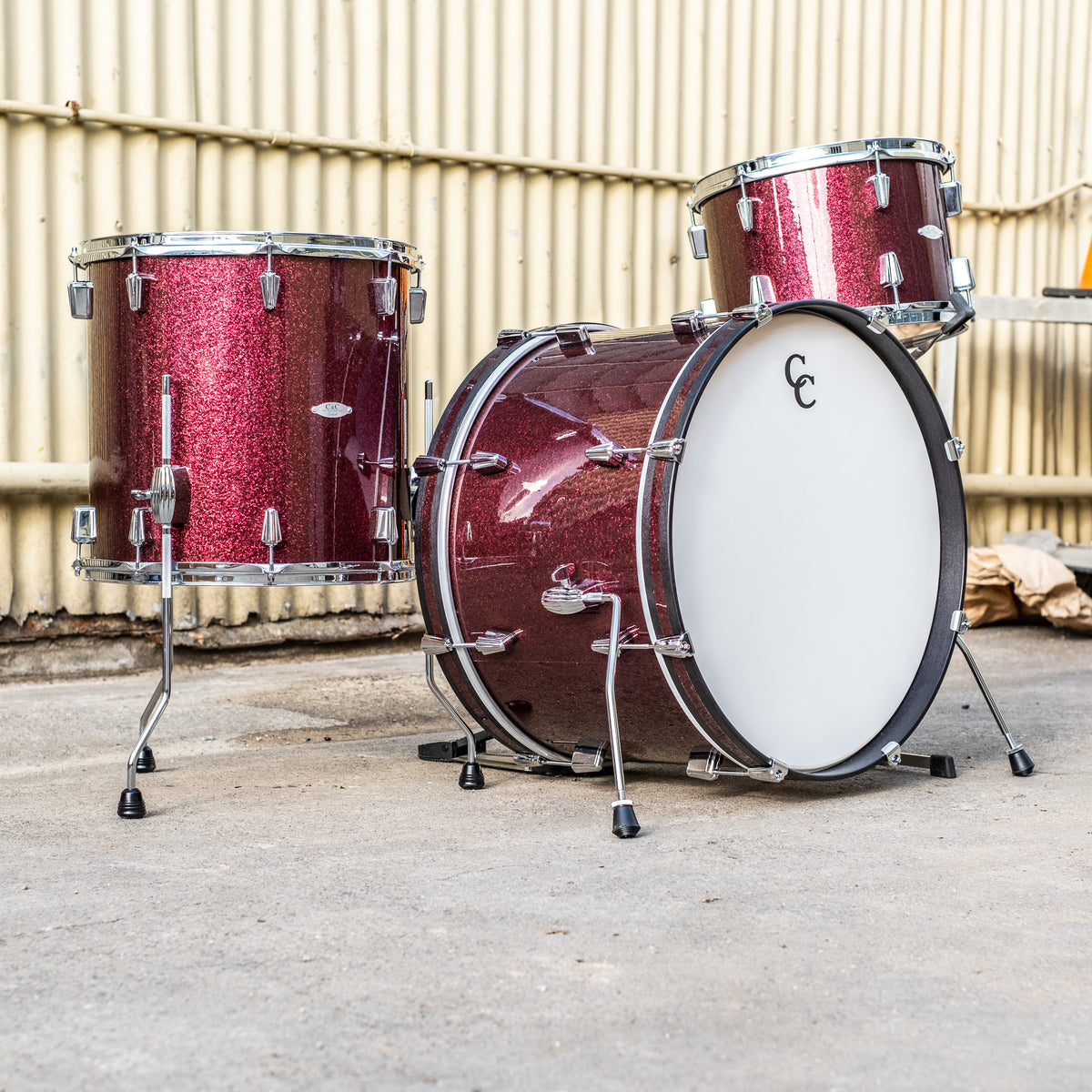 C&C MapleGum - Big Beat - Burgundy Sparkle
