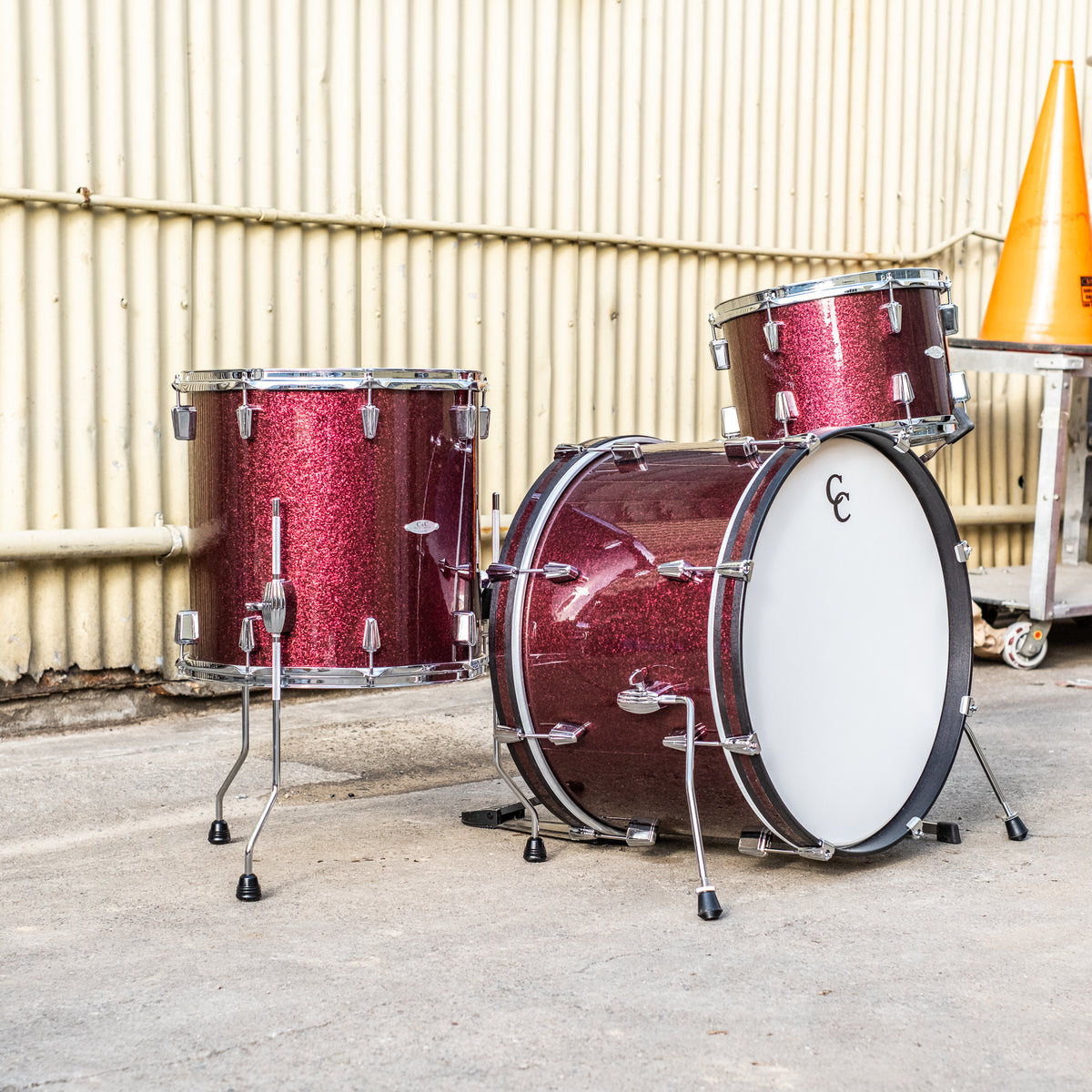 C&C MapleGum - Big Beat - Burgundy Sparkle