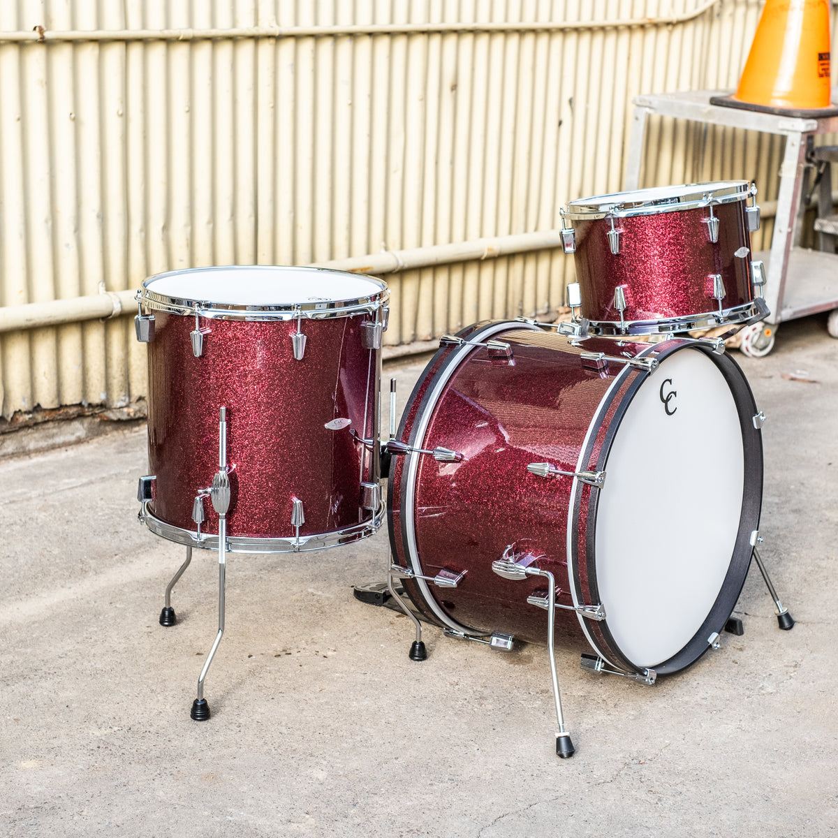 C&C MapleGum - Big Beat - Burgundy Sparkle