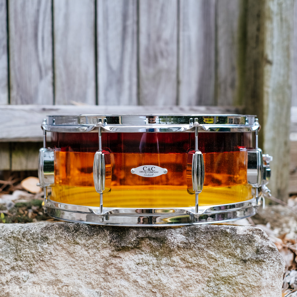 C&C Tri-Band Acrylic Snare - Mezcal Morning