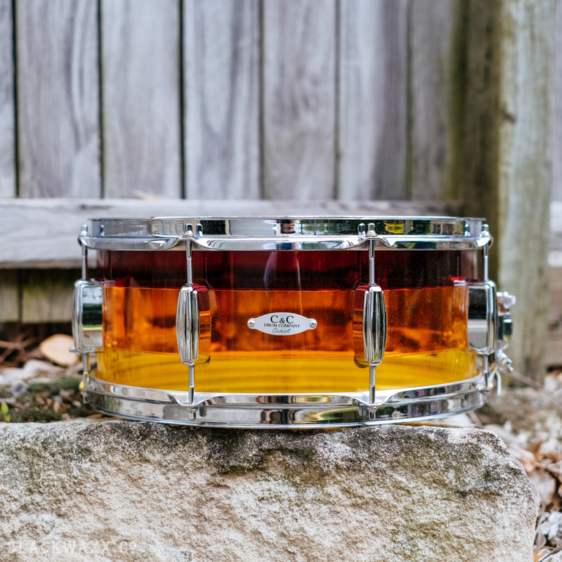 C&C Tri-Band Acrylic Snare - Mezcal Morning