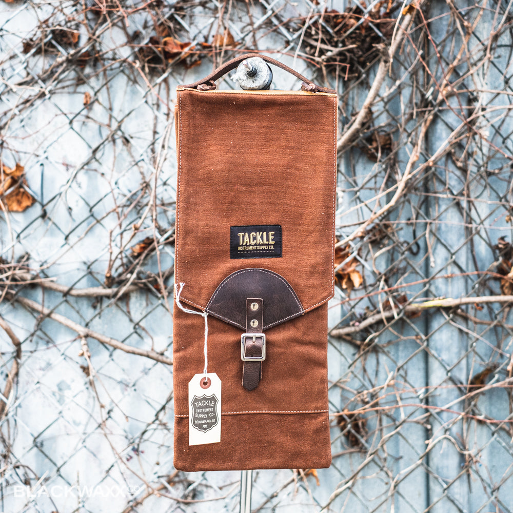 Tackle Instrument - Compact Stick Bag - Waxed - Black/Brown/Green