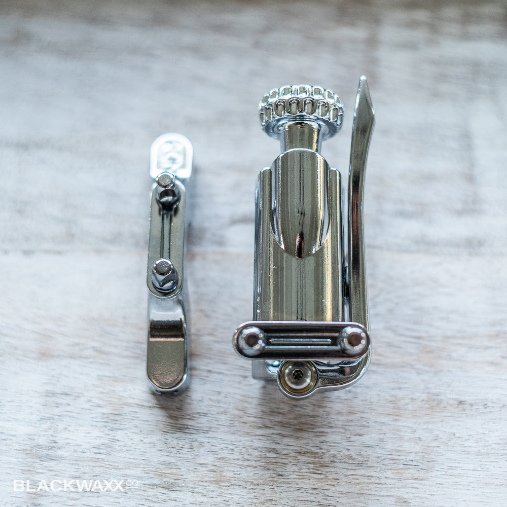 INDe SB1 snare drum strainer and universal butt plate