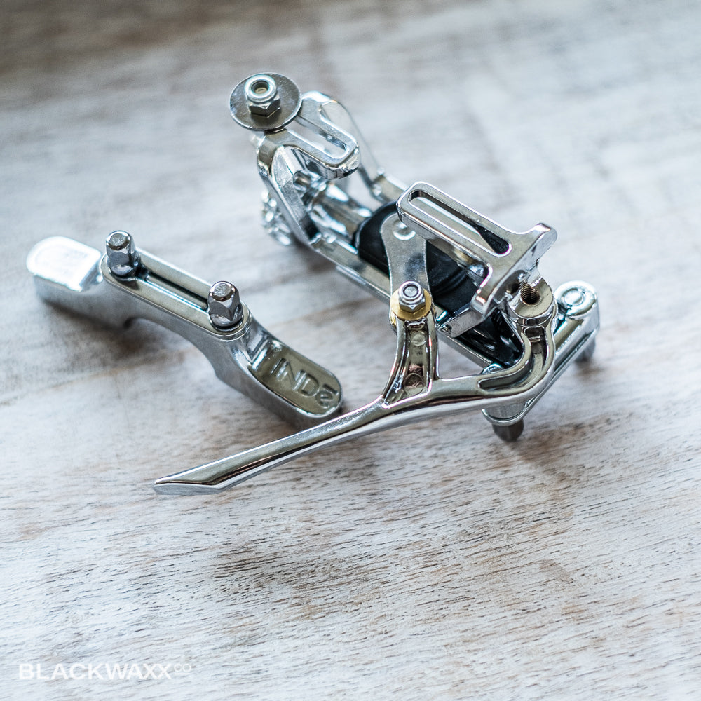 INDe SB1 snare drum strainer and universal butt plate