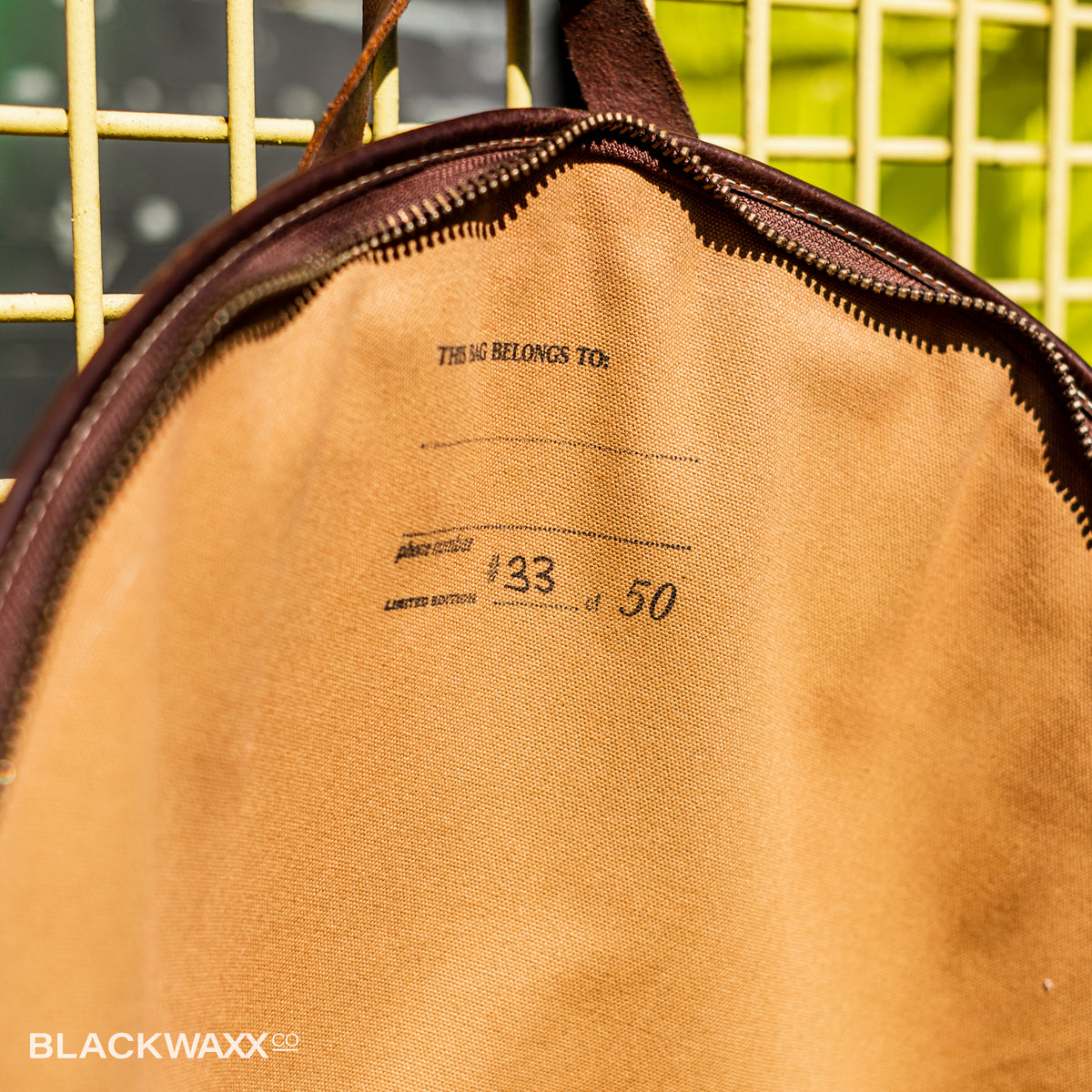 Tackle Instruments - Leather Cymbal Backpack - 22" or 24"