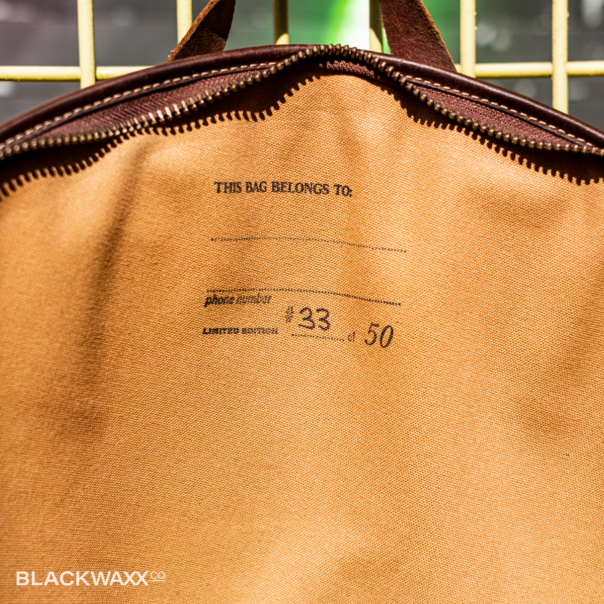 Tackle Instruments - Leather Cymbal Backpack - 22" or 24"